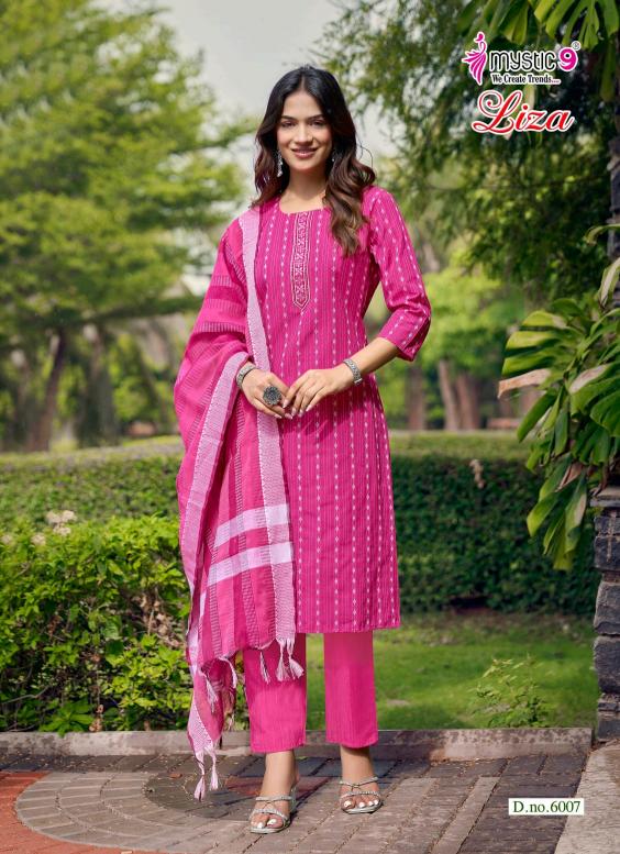 Mystic9 liza vol 6 cotton kurti wholesaler